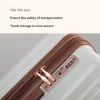 1 piece set 20/ 24inch boarding large capacity expandable suitcase anti scratch surface customs lock shock absorbing brake silent universal wheel two dry and wet separation trolley case suitable for business vacation seaside travel school use