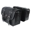 sac de selle universel noir pour moto, sacs latéraux de grande capacité, outil de rangement pour harley sportster xl 883 honda yamaha suzuki