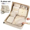 Ensemble de 8 pièces sac de voyage organisateur vêtements bagages organisateur de voyage couverture chaussures organisateurs sac valise pochette emballage Cubes Ensemble de 8 pièces sac de voyage organisateur vêtements bagages organisateur de voyage couverture chaussures organisateurs sac valise pochette emballage Cubes