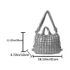sac fourre tout matelassé pour femme, rembourré, initié, multi poches, sac à bandoulière, sac à main cartable, travail, voyage