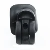 4 pièces/ensemble roues de valise à bagages de remplacement roue pivotante roues à double rouleau noires 10.2 × 6.5 cm/4 × 2.55 pouces outil à main pour valises