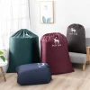 sacs matelassés à cordon, sacs de rangement de grande capacité, tissu oxford durable, sac anti poussière pour couette domestique, vêtements, bagages jouets, sac mobile