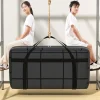 sac de rangement pour vêtements épais, gain de place, sac polochon anti poussière de grande capacité, sac de rangement de couette portable réutilisable pour dortoir