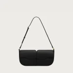 Niche automne et hiver sac sous les bras à une épaule, sac à main en peau de vache, sac baguette à main décontracté et simple