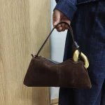 Sac Hobo rétro en Faux daim pour femmes, couleur unie, haute qualité, Design de luxe, sacs à bandoulière pour les déplacements