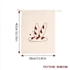 sac à pain en lin réutilisable, baguette en coton, sac de rangement à cordon de serrage, pain fait maison, frais, écologique, maintien pour baguette