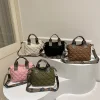 sac à main matelassé en coton pour femme, sac fourre tout matelassé, sac à bandoulière rembourré, large lancé par la ceinture