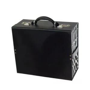 Étui à lunettes de grande capacité, pochette de rangement Portable pour lunettes de soleil, verrouillage par mot de passe en cuir, organisateur de couverture de lunettes, valise pour lunettes de soleil