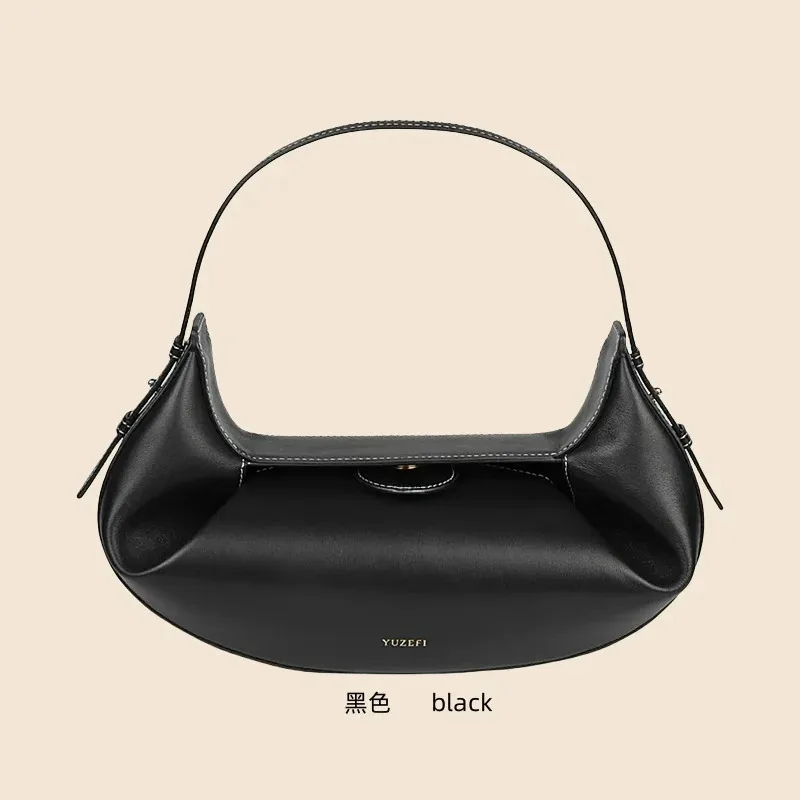 sac à biscuits de luxe porte bonheur, niche haut de gamme, sac à main loaf rétro mode, sac à main en cuir avec anneau magnétique pour femmes