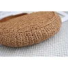 sac à main en paille tissé pour femme, bandoulière hobo, vacances d'Été, plage, ix, poudres sous les bras, sangle réglable