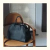 sac fourre tout en cuir pu pour femme, sac à bandoulière rétro, sacs de seau portables décontractés, poudres sous les bras, grande capacité, initié à la mode