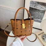 Sac à bandoulière en cuir classique pour femmes, sac à main de styliste, fourre-tout élégant, messager de luxe élégant