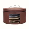 porte chapeau de cowboy, valise à chapeau à large bord, sac de rangement de chapeau rond, boîte à jouets, sac de rangement de chapeau à bord rond empilable