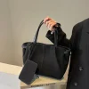 sac à main hobos de luxe en faux daim pour femme, accessoire solide, de haute qualité, simple et polyvalent, à la mode, nouveau style, tendance, 2024