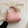 sacs fourre tout pour femmes oxford sacs à main de luxe de créateur sac à main mode coeur hiver petit sac à bandoulière matelassé rembourré sac à poignée supérieure