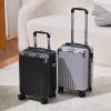 boîte à bagages à main de 16 pouces, petite valise à main pour femmes et hommes, valise de voyage courte distance, roues pivotantes légères