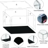 vitrine en acrylique de taille 222 pour objets de collection, assemblage de boîte en acrylique transparent, vitrine de protection pour figurines d'action, jouets d'organisation