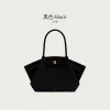 sac fourre tout en daim haut de gamme pour femmes, sac de banlieue de grande capacité, sac à bandoulière boulettes, sac à main polyvalent à la mode, nouvelle collection 2025