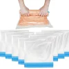Sacs de Compression enroulables, 8 paquets, sacs de rangement sous vide réutilisables pour organisateur de voyage, gain de place dans la valise, aucune pompe requise Sacs de Compression enroulables, 8 paquets, sacs de rangement sous vide réutilisables pour organisateur de voyage, gain de place dans la valise, aucune pompe requise