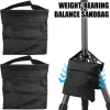 sac de sable d'équilibre portant pour photographie vidéo, sacoche robuste pour support d'arrière plan, trépied, auvent, tente, base de parapluie