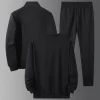 8xl hommes survêtements unisexe jogging costume marque de mode 3 pièces ensemble survêtement hommes printemps automne mode sweats à capuche pantalons de survêtement