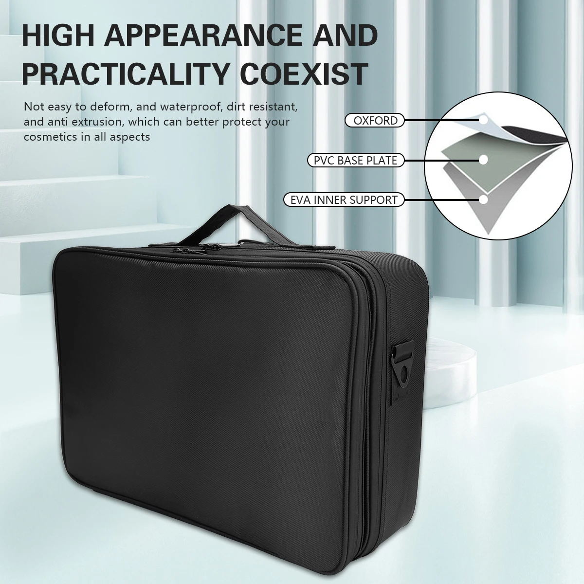 sac à dos portable pour salon de coiffure, sac à main pour barbier, sac de maquillage pour coiffeur, peut accueillir des bagages, grande capacité de stockage, sac de coiffure pour gril