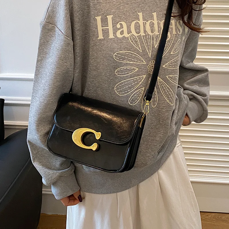 sac carré avec bretelles interchangeables, sac à bandoulière en chaîne et cuir pour femme, sac à bandoulière polyvalent et poignée supérieure