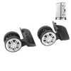 1 paire extérieure muet double rangée grande roue barre de traction boîte valise accessoire valise roue muette roue boîtier roue