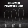 Serrures à bagages 1 pièce, serrure à combinaison à 3 chiffres en alliage de Zinc, cadenas à mot de passe pour valise de voyage, sac à dos, casiers