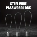 Serrures à bagages 1 pièce, serrure à combinaison à 3 chiffres en alliage de Zinc, cadenas à mot de passe pour valise de voyage, sac à dos, casiers