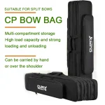 Sac à bandoulière rembourré en tissu Oxford, grande capacité de 85cm, étui à nœud CP fendu, carquois classique américain, sac à nœud de sortie