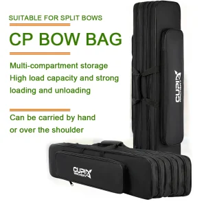Sac à bandoulière rembourré en tissu Oxford, grande capacité de 85cm, étui à nœud CP fendu, carquois classique américain, sac à nœud de sortie Sac à bandoulière rembourré en tissu Oxford, grande capacité de 85cm, étui à nœud CP fendu, carquois classique américain, sac à nœud de sortie