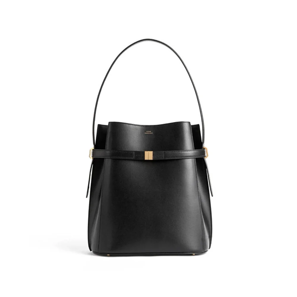 sac seau de grande capacité, lettre de niche, sac à bandoulière portable simple et polyvalent pour femmes