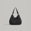 Sac fourre-tout rétro à pois pour femmes, sac à bandoulière de grande capacité, sac à main polyvalent à la mode de Style coréen, matériau en toile Sac fourre-tout rétro à pois pour femmes, sac à bandoulière de grande capacité, sac à main polyvalent à la mode de Style coréen, matériau en toile