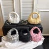 sac à main matelassé décontracté, sac à bandoulière doux et moelleux à la mode, sac matelassé léger pour les déplacements