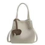 Le petit sac élégant est un sac à bandoulière polyvalent pour les femmes et un sac seau à main super populaire