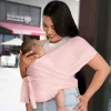 le sac à dos pour bébé conforme à la ergonomie, adapté aux parents en plein air avec des sangles de sac à dos, un sac pour nouveau né, une écharpe pour bébé en forme de x