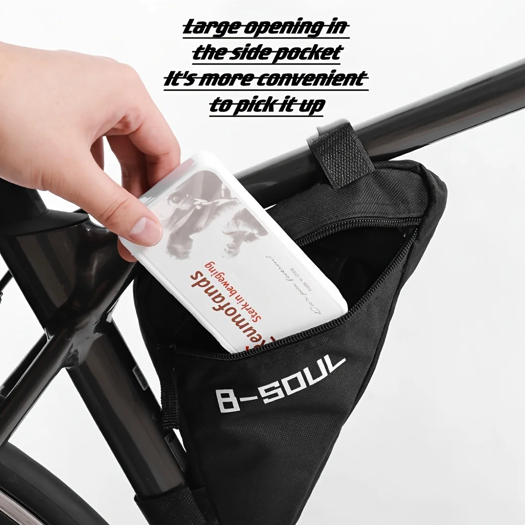 sac de selle, vélo de cyclisme, sac de vtt, kit d'outils triangulaires, tuyau supérieur, sac à traverse, accessoires d'équipement de vélo