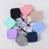 petit sac de rangement carré en silicone, porte monnaie, portefeuille pour écouteurs, bijoux, câble de chargement, organisateur de cartes, mini sac à cosmétiques de voyage