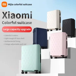 Xiaomi valise valise à bagages hommes et femmes 20/24 pouces grande capacité coloré ultra-léger Mijia valise embarquement mot de passe boîte