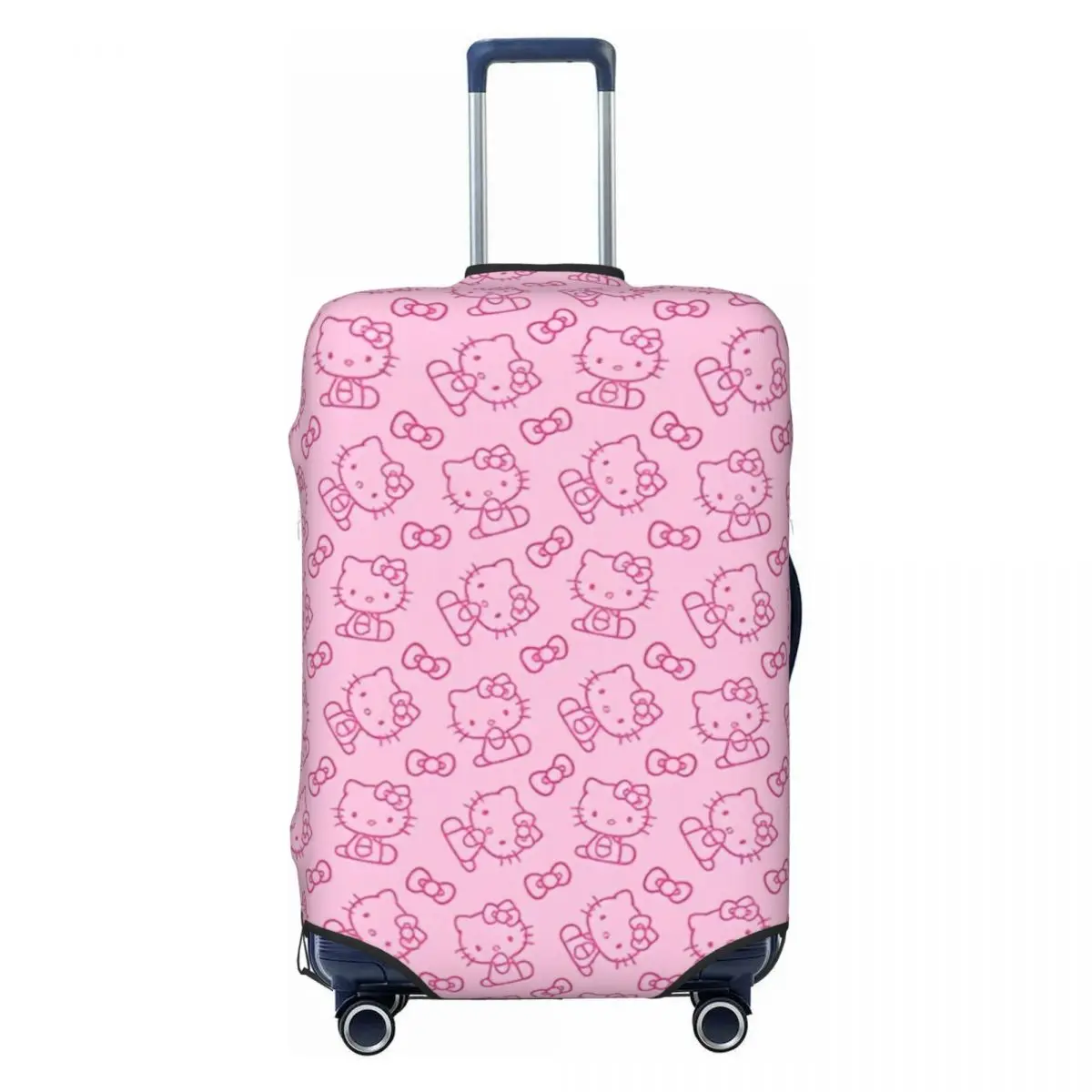 hello kitty juste de valise rose élastique, protection professionnelle, accessoires de bagages, vacances