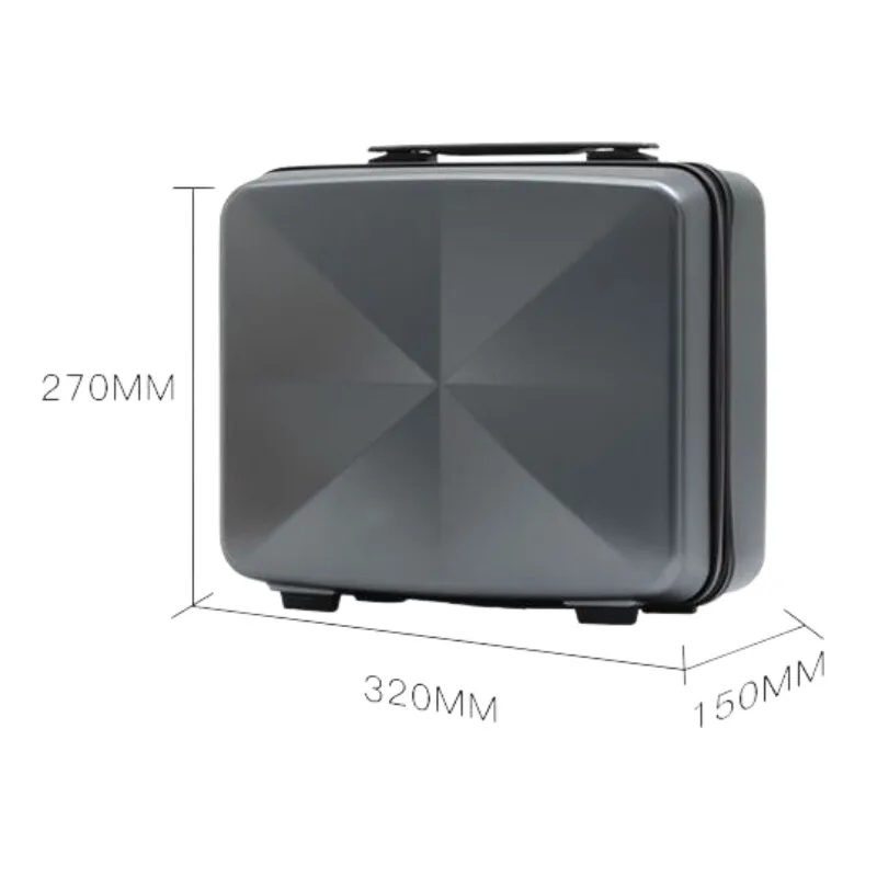 bagage à main petite valise de cabine coque rigide durable léger boîtier de chariot sac d'accessoires imperméable pour femmes hommes