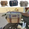 Sac de moto étanche avec poignées amovibles, sac à bagages, équipement d&rsquo;équitation, messager avec tête en cuir