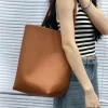 sac seau en cuir véritable pour femmes, sac à bandoulière simple et élégant, marque de niche haut de gamme, grande capacité, nouvelle collection 2025