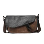 Petits cartables rétro tendance pour hommes, sacs à bandoulière polyvalents pour les déplacements, nouveaux sacs de facteur à la mode pour garçons Cool