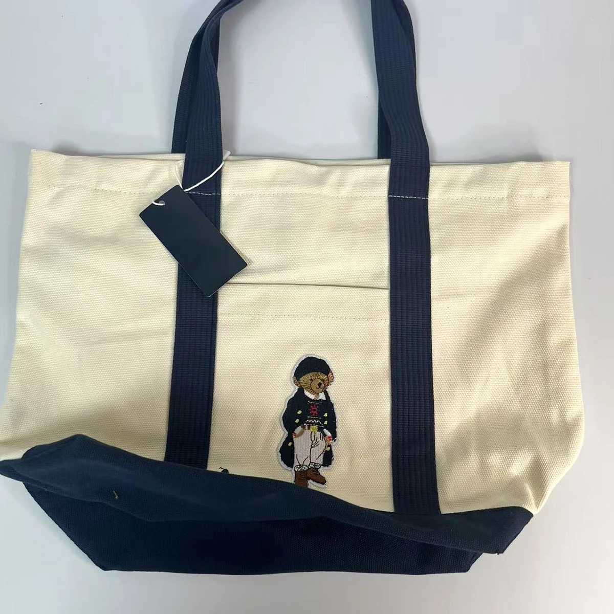 Sac fourre-tout en toile pour femmes, grande capacité, sac à bandoulière carré tendance avec fermeture à glissière et sangle rayée pour le shopping, usage quotidien Sac fourre-tout en toile pour femmes, grande capacité, sac à bandoulière carré tendance avec fermeture à glissière et sangle rayée pour le shopping, usage quotidien