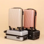 Valise à roulettes de 20 pouces, 24 pouces, valise à roulettes à fermeture éclair pour étudiants de grande capacité, valise d’embarquement, valise à roulettes universelle