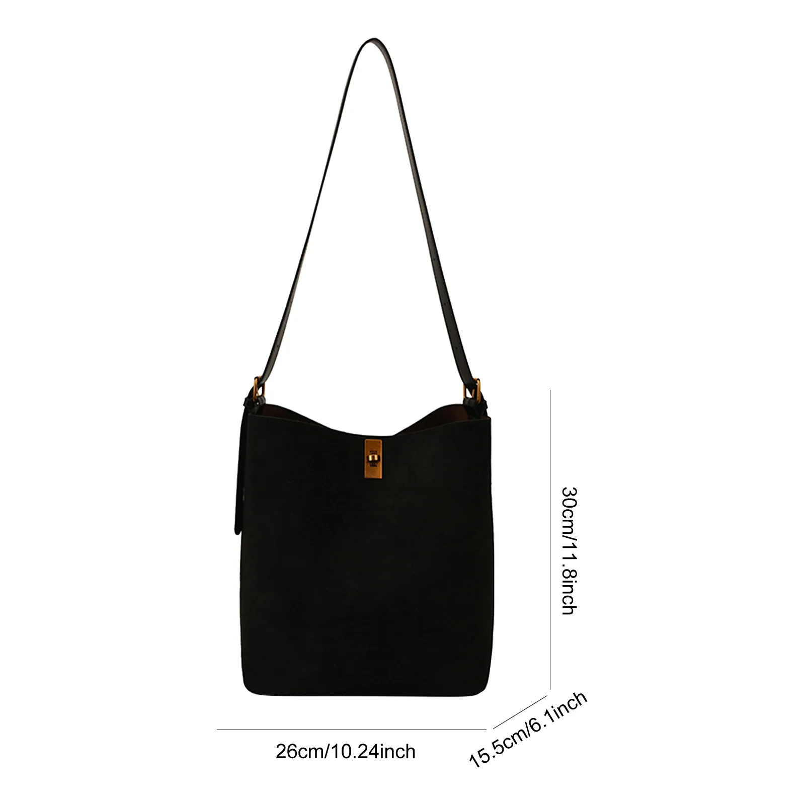 sac à main hobo en faux daim pour femmes, sac à bandoulière de couleur unie, sac à main pour voyage, shopping, usage quotidien, automne hiver