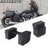 Sac de guidon de barre de voyage de Style Club, sacs à poignée + sacoche de selle essentielle pour Harley Dyna Street Bob FXBB Softail Sportster