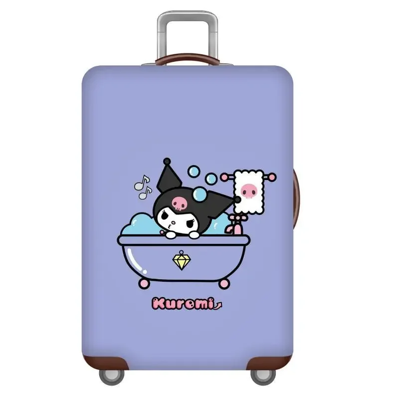sanriou valise chariot boîte étui de voyage capot anti poussière fermeture éclair dessin animé mignon hello kitty ma mélodie boîte d'embarquement capot anti poussière